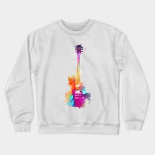 Funky guitar #guitar #music art Crewneck Sweatshirt